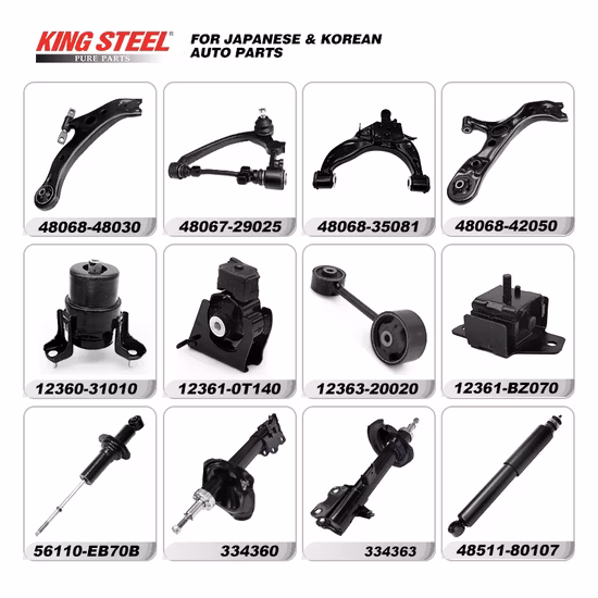 Pezzi di ricambio auto all'ingrosso della Cina Guangzhou buon prezzo King Steel per l'automobile coreana del Giappone Toyota Corolla Hyundai Suzuki Vitara